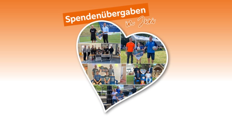 Spendenübergaben im Juni