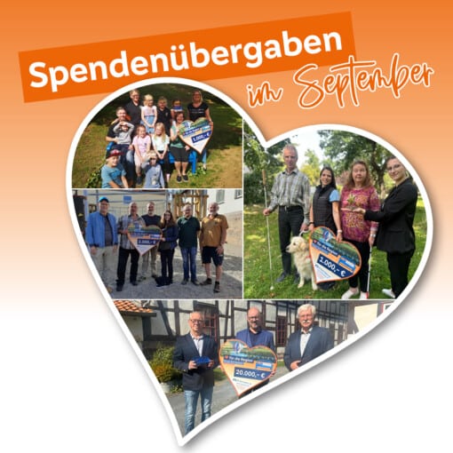 Spendenübergaben September