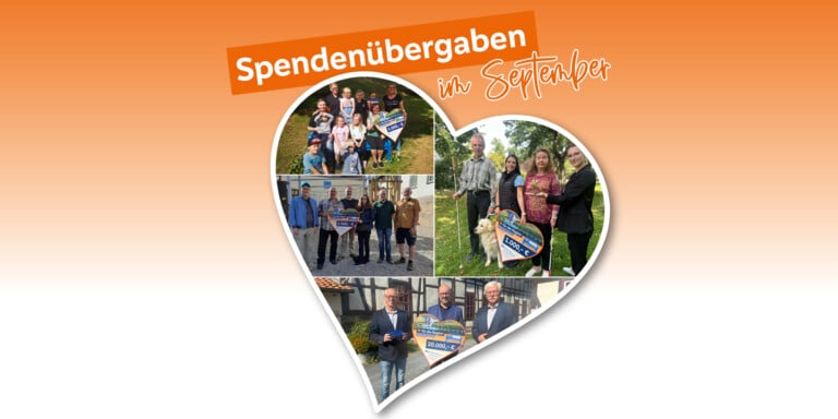 Spendenübergaben September